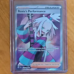 Roxie's Performance Chaos Rising Ultra Rare Full Art Holo 112/086 - Image 1