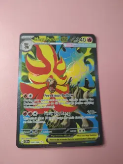 Mega Pyroar ex 099/086 Holo Ultra Rare Chaos Rising Pokemon NM - Image 1