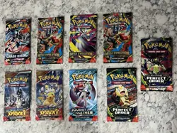 9 Pokemon Packs Mixed Lot + BONUS Surging Journey Mega Evolution Chaos Perfect - Image 2