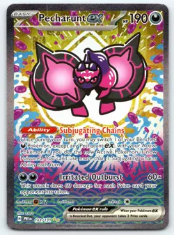 Pecharunt ex 163/131 Special Illustration Rare Prismatic Evolutions Pokemon NM - Image 1