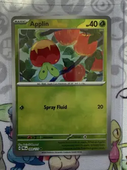 Applin (Poke Ball Pattern) PRE 009/131 Pokemon SV: Prismatic Evolutions Commo... - Image 1