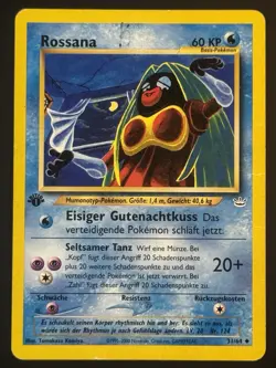 Pokemon Rossana (Jynx) 31/64 German 1st Edition Neo Revelation - HP - Image 1
