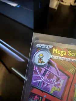 Mega Scrafty Ex 285/217 Special Illustration Rare - Pokemon Ascended Heroes - Image 4