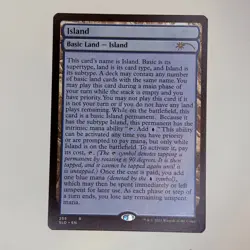 Island (255) (Full-Text Lands) Secret Lair Drop MTG NM - Image 1