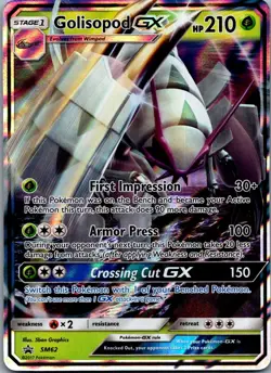 Golisopod GX - SM62 Holo Promo Sun & Moon Promo Pokemon Near Mint - Image 1