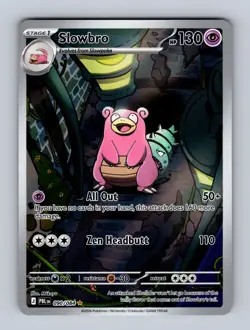 Slowbro 090/084 Illustration Rare Pitch Black Pokemon Holo Near Mint - Image 1