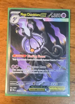 Pokemon Mega Chandelure EX 115/084 - Pitch Black - Image 1
