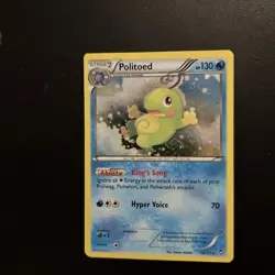 Politoed 18/111 Cosmos Holo Swirl 🌀 XY: Furious Fists Pokemon TCG - Image 2