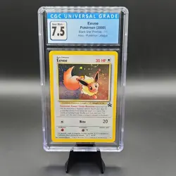 CGC 7.5 Eevee #11 Black Star Promo Holo EN 2000 Pokemon League - Image 1