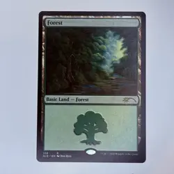 Forest (108) (Bob Ross) Secret Lair Drop MTG NM - Image 1