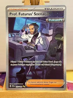 Prof. Futurus' Szenario 257/182 Illustration Rare Paradoxrift Deutsch NM Pokemon - Image 1