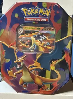Pokemon TCG Mega Charizard Y EX Tin - Image 1