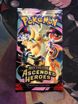 Pokemon Mega Evolutions Ascended Heroes Booster Pack - Image 1