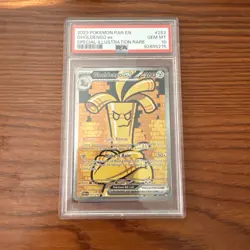 Pokemon TCG Gholdengo EX 252/182 Sv04: Paradox Rift SIR PSA 10 - Image 1