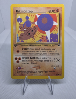 Pokemon TCG Neo Discovery Hitmontop 22/75 Rare 1st Edition EN - Image 1