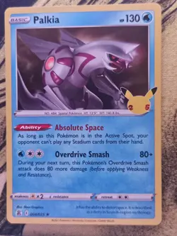 Palkia 004/025 Rare Celebrations Pokemon Holo Near Mint - Image 1