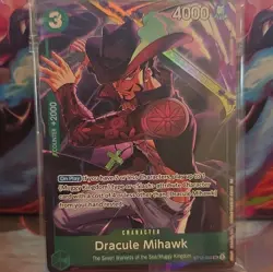 Bandai One Piece CCG Dracule Mihawk ST12-003 SR Foil - Image 1