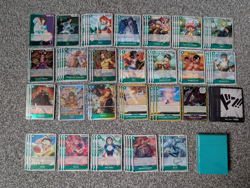 One Piece TCG-Lim OP09 Green/Purple Meta deck ready to play EN + Green Sleeves - Image 1