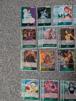 One Piece TCG-Lim OP09 Green/Purple Meta deck ready to play EN + Green Sleeves - Image 3