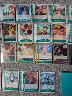 One Piece TCG-Lim OP09 Green/Purple Meta deck ready to play EN + Green Sleeves - Image 5