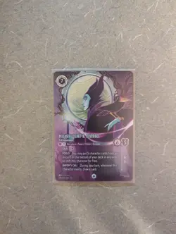 Disney Lorcana Maleficent & Diablo - Evil Incarnate 235/204 Enchanted Foil ENG - Image 1