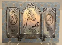 Cinderella CardFun Disney Princess Diary Triple Silver Foil Art Card #DP02-SP02 - Image 1