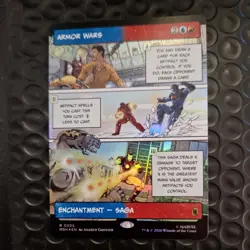 MTG Marvel Super Heroes - Armor Wars foil Showcase Panel rare R 0305 - Image 1