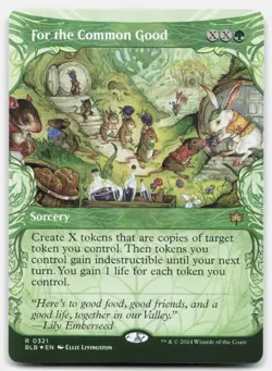 For the Common Good (Foil Showcase) - NM - BLB Bloomburrow # 321 - MTG Magic - Image 1