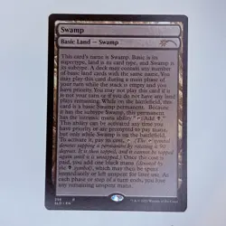 Swamp (256) (Full-Text Lands) Secret Lair Drop MTG NM - Image 1