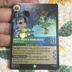 Lorcana Mickey Mouse & Minnie Mouse Adventuring Duo99/207Attack of the Vine FOIL - Image 3