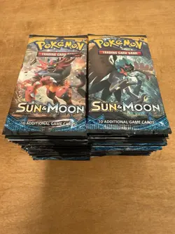36x Sun And Moon Base Set Pokemon Booster Packs Lot of 36 Box New Factory SEALED - Image 1