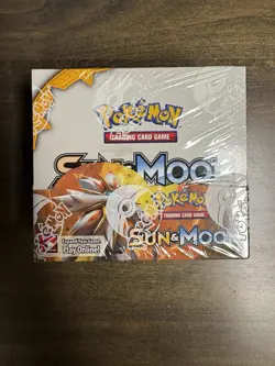 Pokemon Sun and Moon Base Set Booster Box - Factory Sealed - Image 1