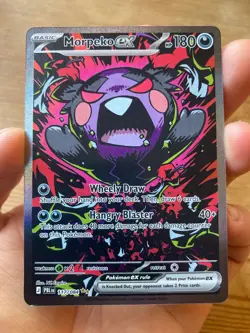 Pokemon Morpeko ex 117/084 SIR Pitch Black Special Illustration Rare Pack Fresh - Image 3
