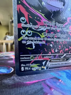 Morpeko ex 117/084 Me05: Pitch Black Holo - Image 3