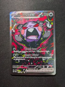 Pokemon Morpeko Ex 117/084 Special Illustration Rare Holo Pitch Black Near Mint - Image 1