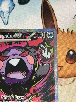 Morpeko ex * 117/084 * Special Illustration Rare * Pokemon * Pitch Black * NM - Image 3