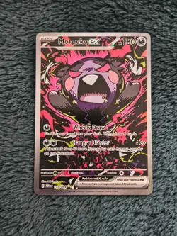 Pokemon Morpeko EX 117/084 ME05: Pitch Black Special Illustration Rare Full Art - Image 1