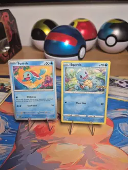 Squirtle 007/165 & 015/078 Pokemon Cards Collection - Image 1