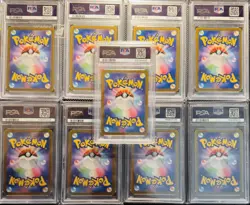 PSA 10 Yu Nagaba Eevee Eeveelutions Full Set Japanese Promos 062-070/SV-P - Image 2