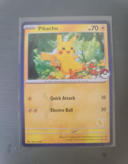 Pokemon TCG Pikachu My First Battle Blue & Silver Border Pair Of Cards - Image 1