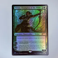 Vivien, Champion of the Wilds (Stained Glass) Secret Lair Drop Foil MTG NM - Image 1
