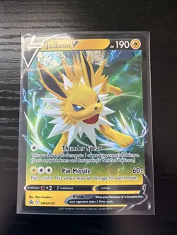 Jolteon V SWSH151 SWSH: Sword & Shield Promo Cards Holo - Image 1