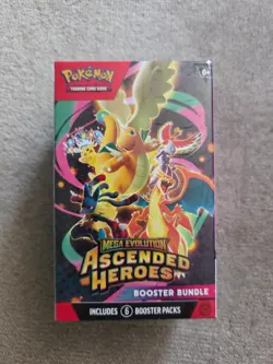 Pokemon Trading Card Games Mega Evolution Ascended Heroes Booster Bundle X4 - Image 1