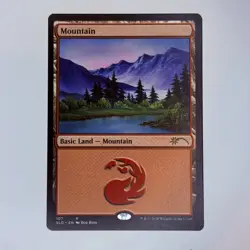 Mountain (107) (Bob Ross) Secret Lair Drop MTG NM - Image 1