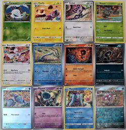 Pokemon TCG Artist Lot - 12 Unique Tomokazu Komiya Cards - NM - Image 1