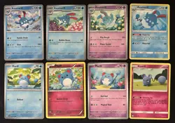 Pokemon TCG Lot: Marill & Azumarill | 8 Card Collection Set - Image 1