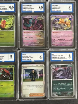 Pokemon Graded Bundle Of Cards Holo & Reverse Lot Of 15 Slabs AEY Mixed Grades - Image 4