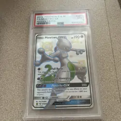 Pokemon Card PSA 9 Shiny Mewtwo GX SV59/SV94 Hidden Fates - Image 1