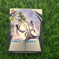 Bakugan VR ARENA #11 Metal Gate Card SILVER BA1147-GA-SM-GBL 3/48d IMPRINTED N1 - Image 1
