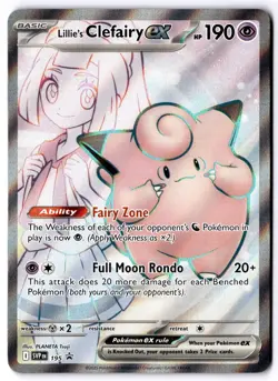 Lillie's Clefairy ex 195 SV: Scarlet & Violet Promo Cards Promo Holo NM - Image 1